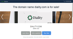 Desktop Screenshot of diality.com